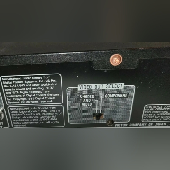 JVC DVD Player XV-S200BK Super VCD/CD Player - Picture 9 of 10